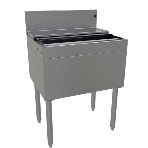 Glastender IBB-24-CP10-ED 24" Underbar Ice Bin / Cocktail Station