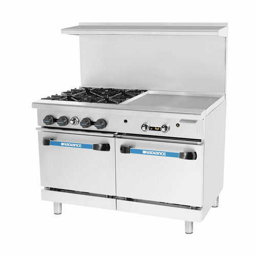 Turbo Air TARG-4B24G 48" 4 Burner Gas Restaurant Range