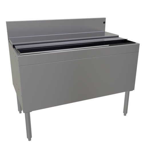 Glastender IBB-42-CP10-ED 42" Underbar Ice Bin / Cocktail Station