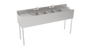 Krowne 18-64C 72" Underbar Sink