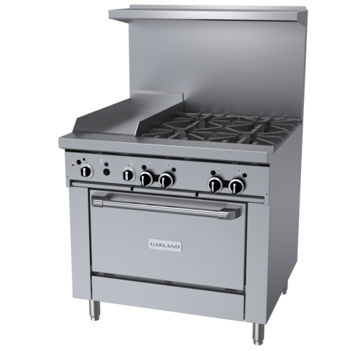 Garland GFE36-4G12R 36" Gas Restaurant Range