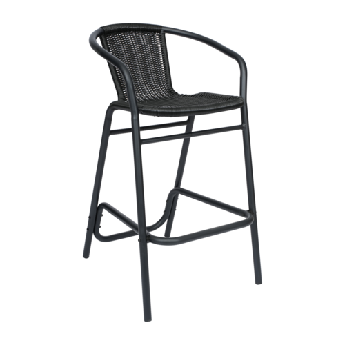 Flash Furniture SDA-AD632032R-BK-GG 17 1/4" Barstool