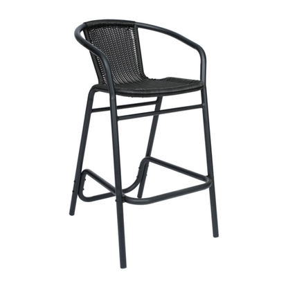 Flash Furniture SDA-AD632032R-BK-GG 17 1/4" Barstool