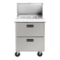 Traulsen CLPT-2708-DW 27 7/8" 2 Drawer 9 Pan Sandwich / Salad Prep Table