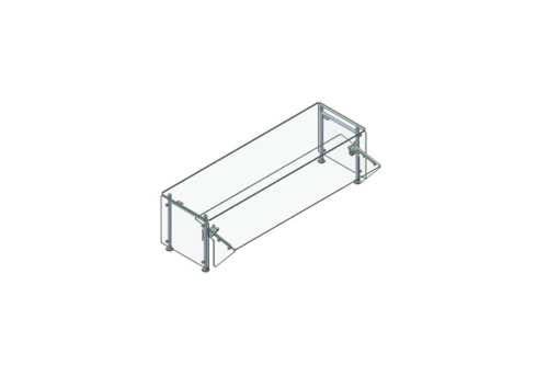Randell RS AFS-STSS-60 60" Sneeze Guard