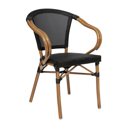 Flash Furniture SDA-ADS642108-BK-NAT-GG 12" Dining Chair