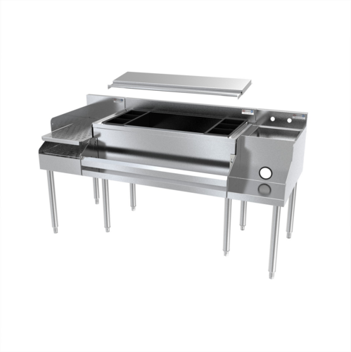 NBR N24-3DD60C10 60" Underbar Ice Bin / Cocktail Station