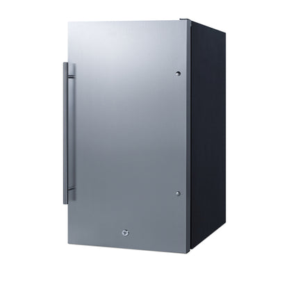 Summit SPR196OSADA 19" Solid Door Undercounter Refrigerator