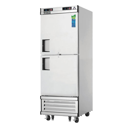Everest EBWRFH2 29 1/4" 1 Section Solid Door Reach-In Refrigerator Freezer