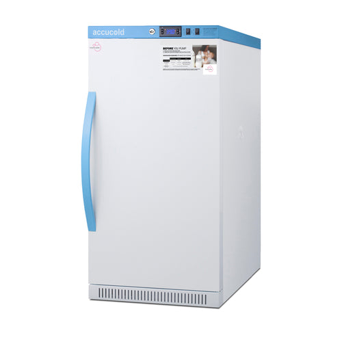 Summit MLRS32BIADAMC 18 1/2" Solid Door Undercounter Refrigerator