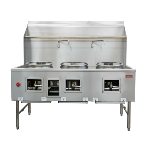 Omcan 49042 68" Gas Wok Range