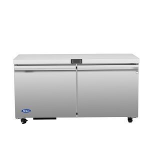 Atosa AUR60SD 60 1/4" Solid Door Undercounter Refrigerator