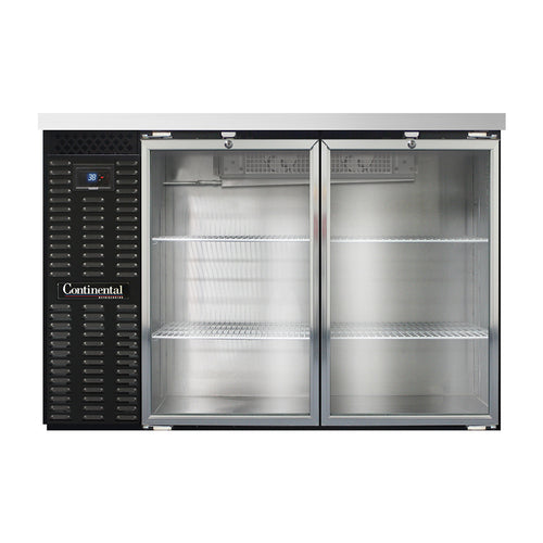 Continental Refrigerator BB50SNGD 50" Solid Door Back Bar Cooler