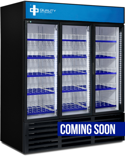 Minus Forty CD72-HC BLACK 78" Refrigerated Merchandiser