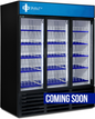 Minus Forty CD72-HC BLACK 78" Refrigerated Merchandiser