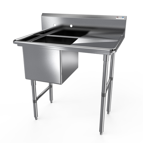 NBR 1SS-182414R18 40 1/4" Compartment Sink