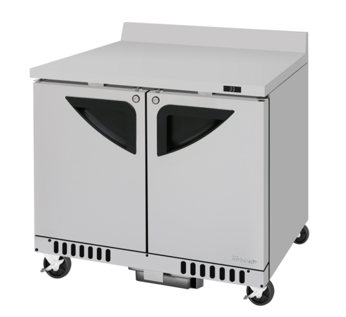 Turbo Air TWR-36SD-FB-N 36 1/4" 2 Doors Worktop Refrigerator