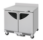 Turbo Air TWR-36SD-FB-N 36 1/4" 2 Doors Worktop Refrigerator