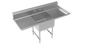 Krowne CS-2424-LR-LF 77" Compartment Sink
