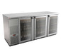 Micro Matic MBB78GS-E 80" Glass Door Back Bar Cooler
