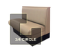DM Seating DBS-42-34 Booth