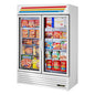 True GDM-49F-HC~TSL01 54 1/8" 2 Section Freezer Merchandiser