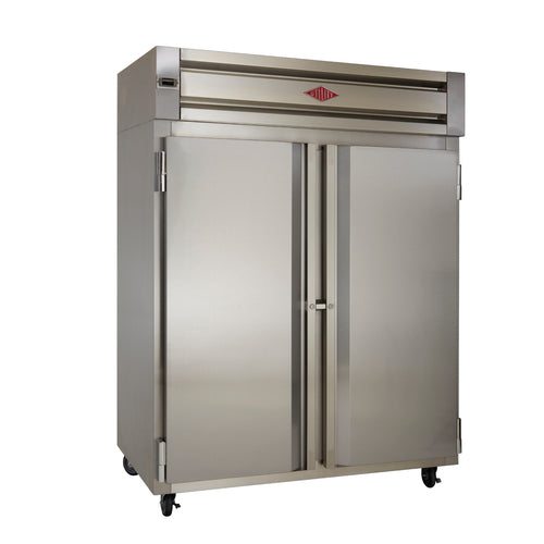 Utility Refrigerator R-50-SS-2S-N 50" Solid Door Reach-In Refrigerator