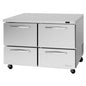 Turbo Air PUF-48-D4-N 48 1/4" Undercounter Freezer