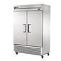 True T-49-HC 54 1/8" 2 Section Solid Door Reach-In Refrigerator