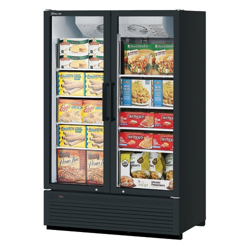 Turbo Air TGF-47SDH-N 51 1/8" 2 Section Freezer Merchandiser