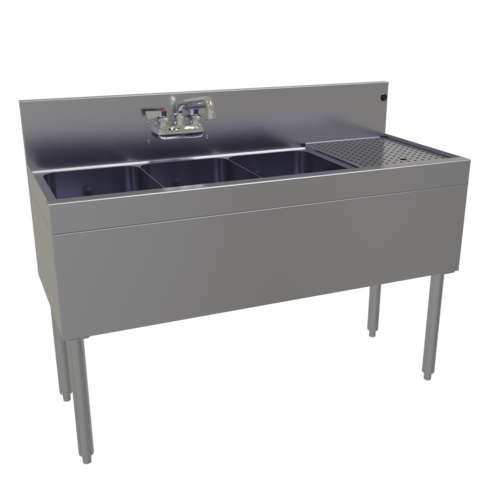 Glastender TSA-48L-S 48" Underbar Sink