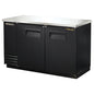 True TBB-2-HC 58 7/8" Solid Door Back Bar Cooler