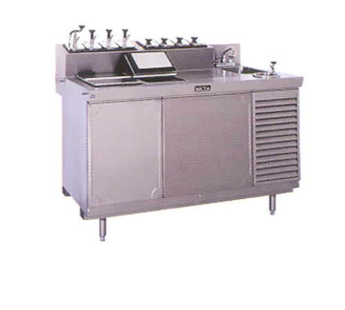 La Rosa L-42156-32 56" Ice Cream Dipping Cabinet with Syrup Rail