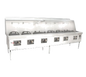 Town M-6-STD 138" Gas Wok Range