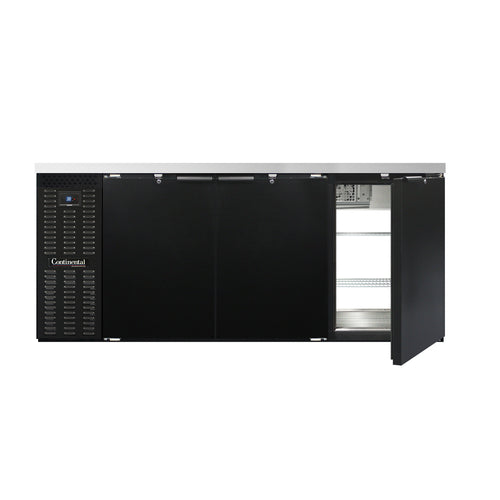 Continental Refrigerator BB79SNPT 79" Solid Door Back Bar Cooler