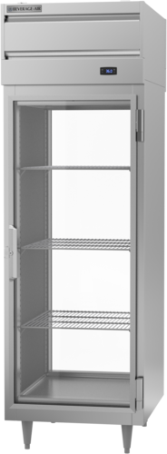 Beverage-Air PRD1HC-1BG 26 1/2" 1 Section Glass Door Pass-Thru Refrigerator