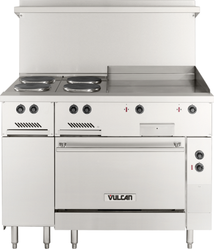 Vulcan EV48S-4FP24G208 48" Electric Restaurant Range