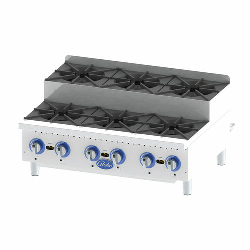 Globe GHPSU636G 36" Gas Countertop Hot Plate
