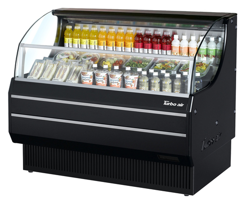 Turbo Air TOM-60SW(B)-N 63 3/8" Open Air Merchandiser