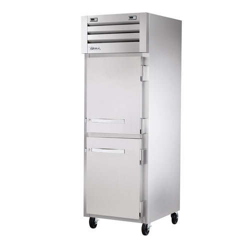True STG1DT-2HS-HC 27 1/2" 1 Section Solid Door Reach-In Refrigerator Freezer