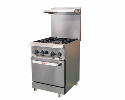 Axis IR-4-24CO 24" 4 Burner Gas Restaurant Range