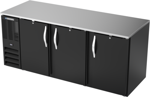 Beverage-Air BB78HC-F-B 78" Solid Door Back Bar Cooler