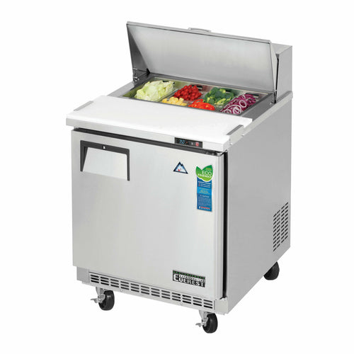 Everest EPBNR1 27 3/4" 1 Door 9 Pan Sandwich / Salad Prep Table
