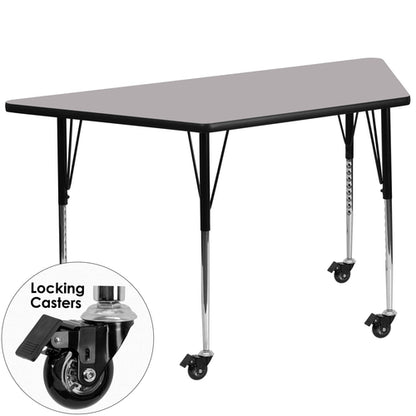 Flash Furniture XU-A3060-TRAP-GY-T-A-CAS-GG Dining Table
