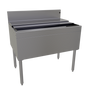 Glastender IBB-36-CP10 36" Underbar Ice Bin / Cocktail Station