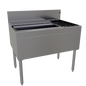 Glastender CBB-36R-CP10 36" Underbar Ice Bin / Cocktail Station