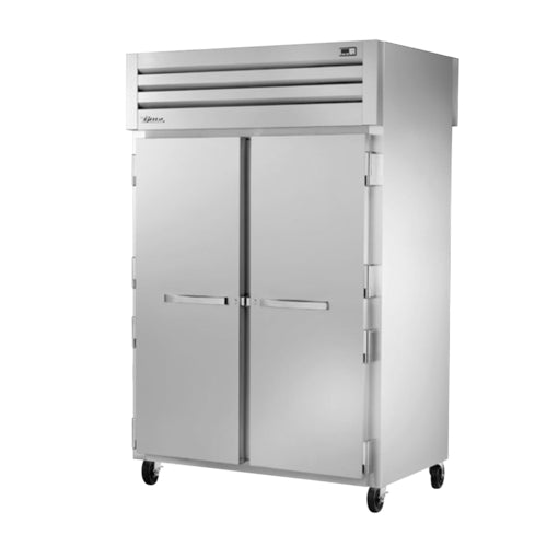 True STR2RPT-2S-2S-HC 52 5/8" 2 Section Solid Door Pass-Thru Refrigerator