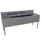 Glastender FSB-72-S 72" Underbar Sink