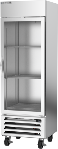 Beverage-Air HBR19HC-1-G 27 1/4" 1 Section Glass Door Reach-In Refrigerator