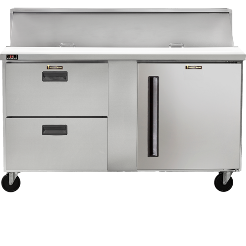 Traulsen CLPT-6016-DW-DR 60 1/2" 16 Pan Sandwich / Salad Prep Table